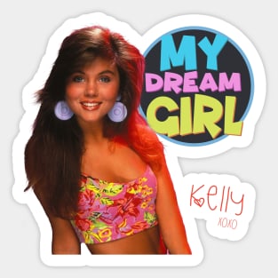 Kelly Kapowski is My Dream Girl XOXO Sticker